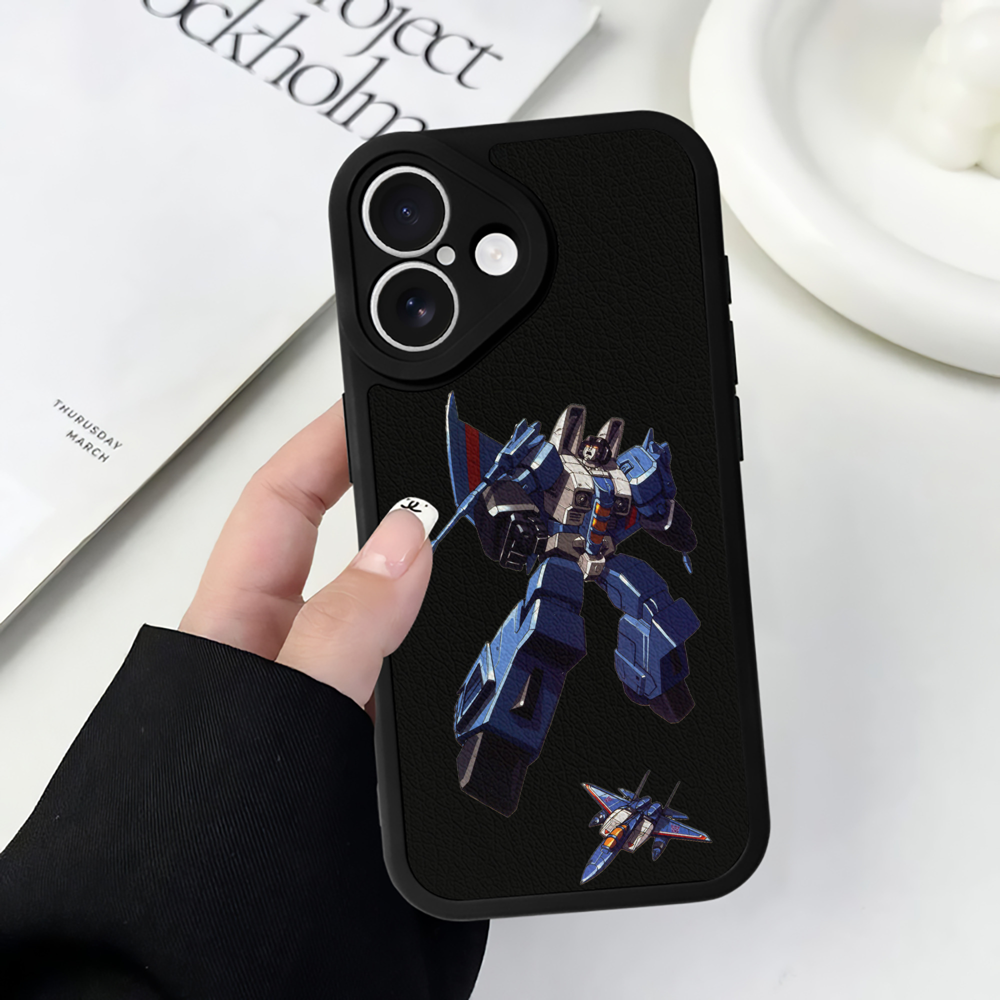 （画像用）  【iPhone 16シリーズ対応】シリコンスマホケース（レザー調） 材質：シリコン